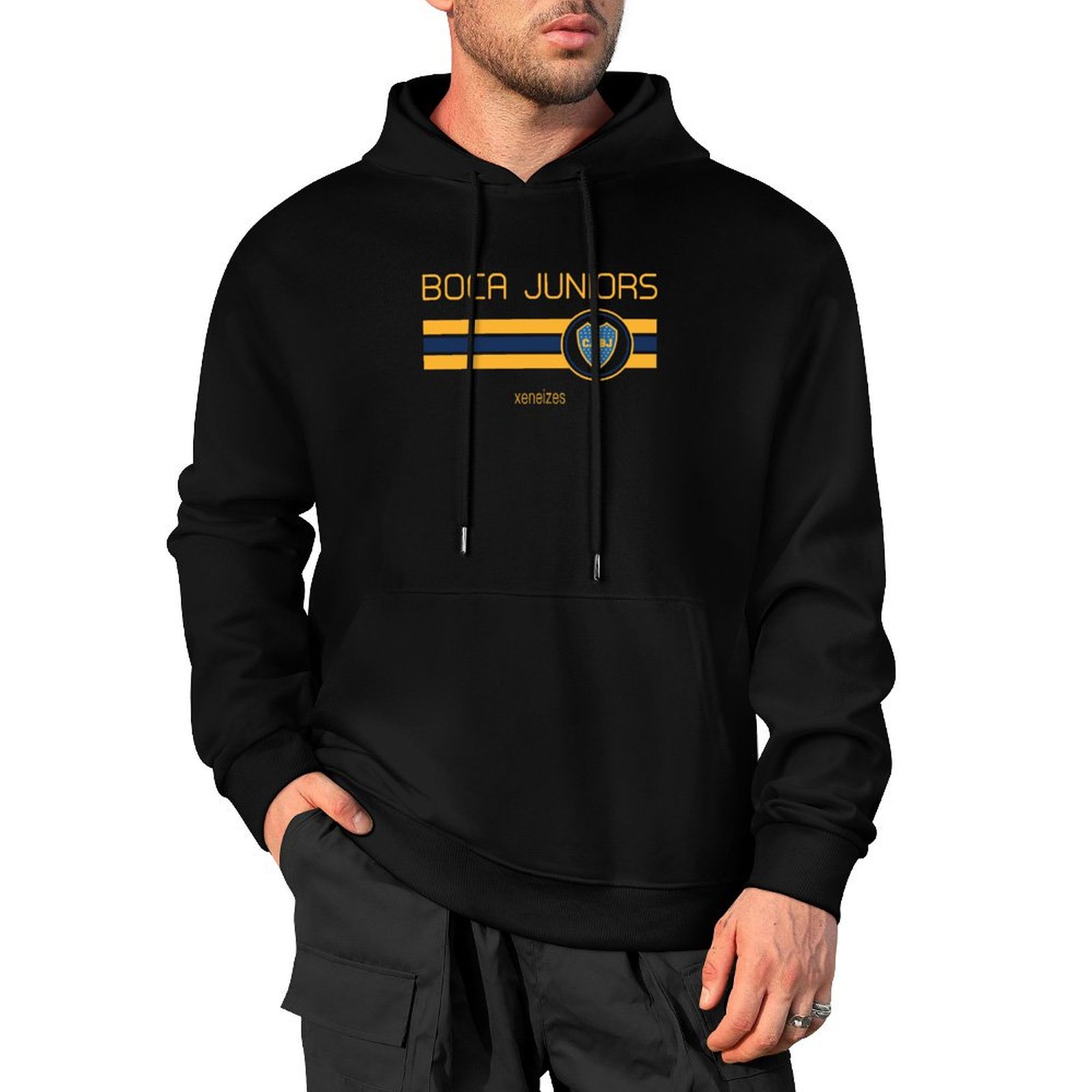 Winter Clothing Aesthetic - Superliga - Boca Juniors (Home Navy)