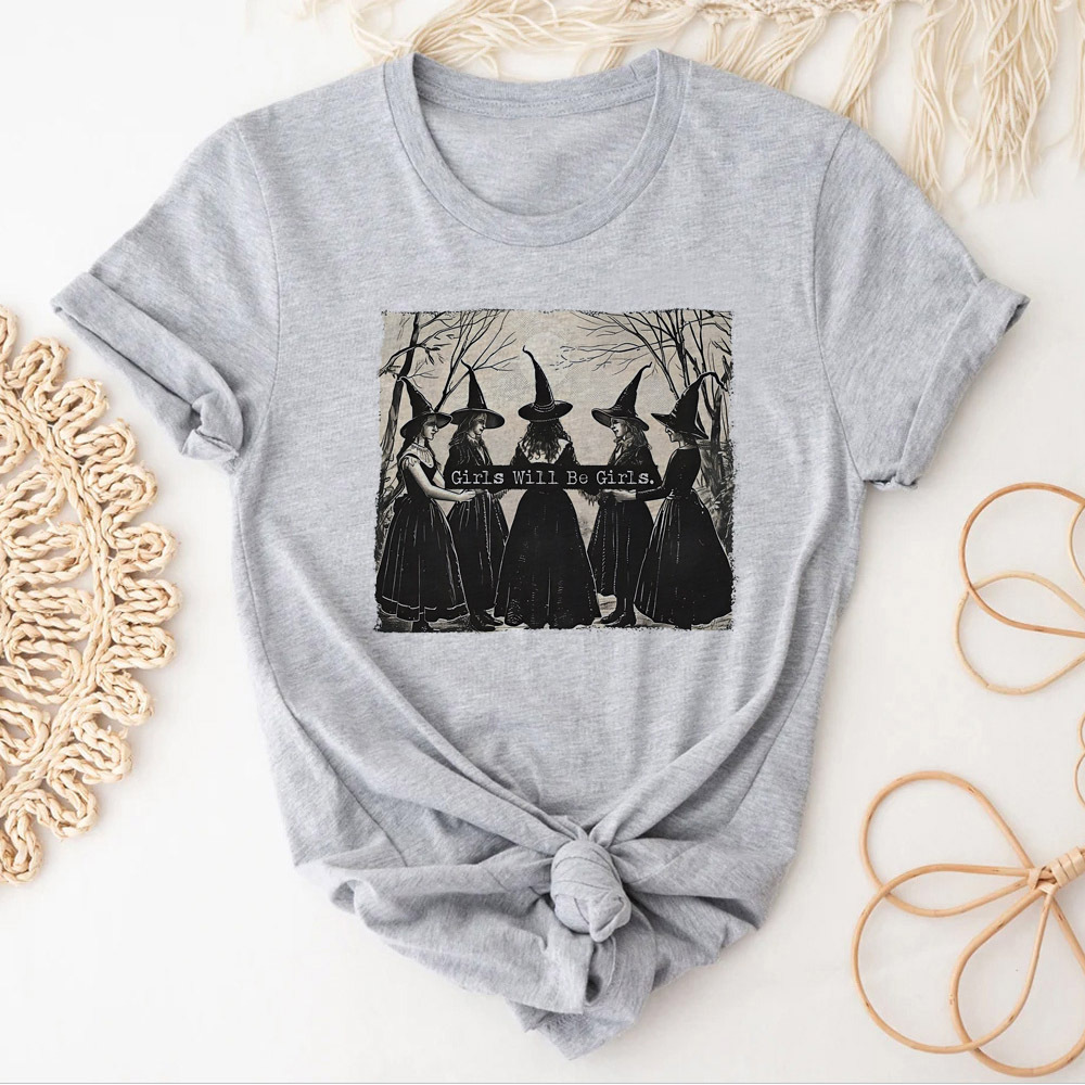 Winter Clothing Aesthetic - หญิงจะเป็นสาวแม่มด TOP Tees ผู้หญิง 80s Punk