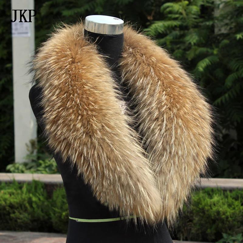 Winter Clothing Online - ขนสัตว์ธรรมชาติ Real Raccoon ขนสัตว์ Fox COLLAR