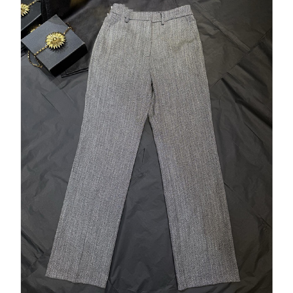 Y2K Winter Clothing - 2026 กางเกงสูทสำหรับผู้หญิง, ผ้าซาติน, สไตล์คนทำงาน, เอวสูง, กางเกงขายาวผู้หญิง,