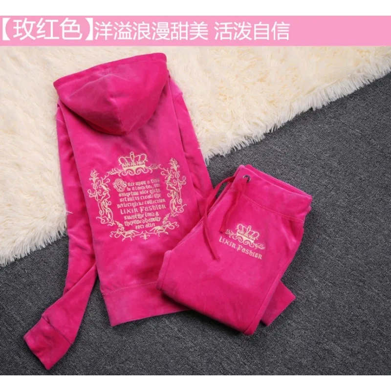 JC ชุดวอร์มผู้หญิงกำมะหยี่แบรน - Y2K Winter Clothing บทวิจารณ์และราคา