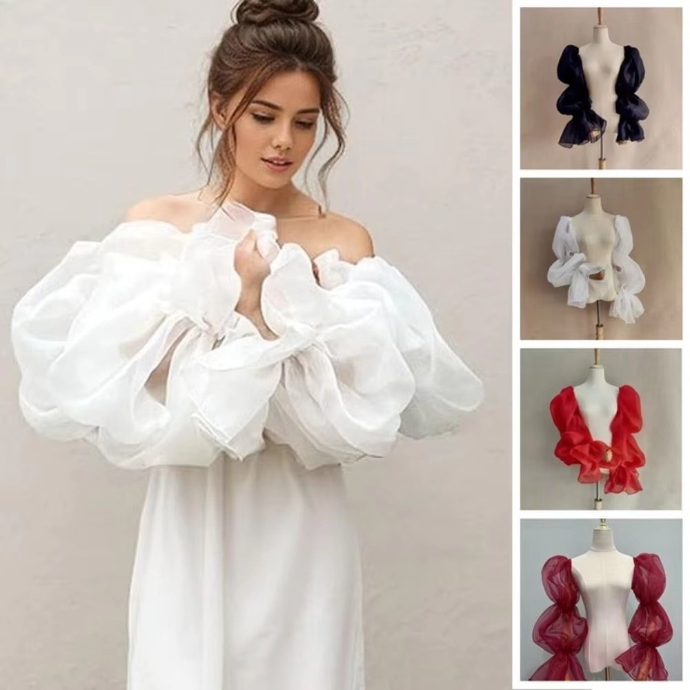 ปลอกแขนแต่งงานแบบพองสวยหรู ปลอ - Winter Clothing Ladies บทวิจารณ์และราคา
