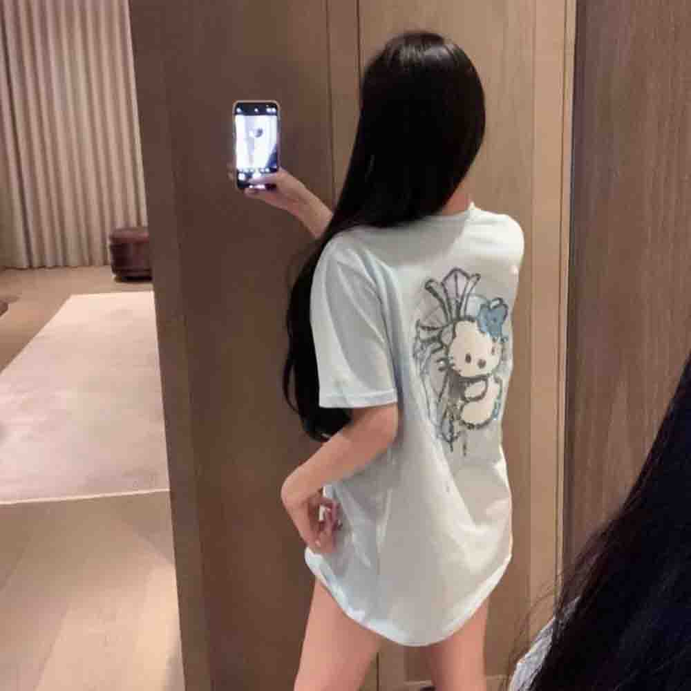 เวอร์ชั่นเกาหลี เสื้อยืดผู้หญิ - Y2K Winter Clothing บทวิจารณ์และราคา