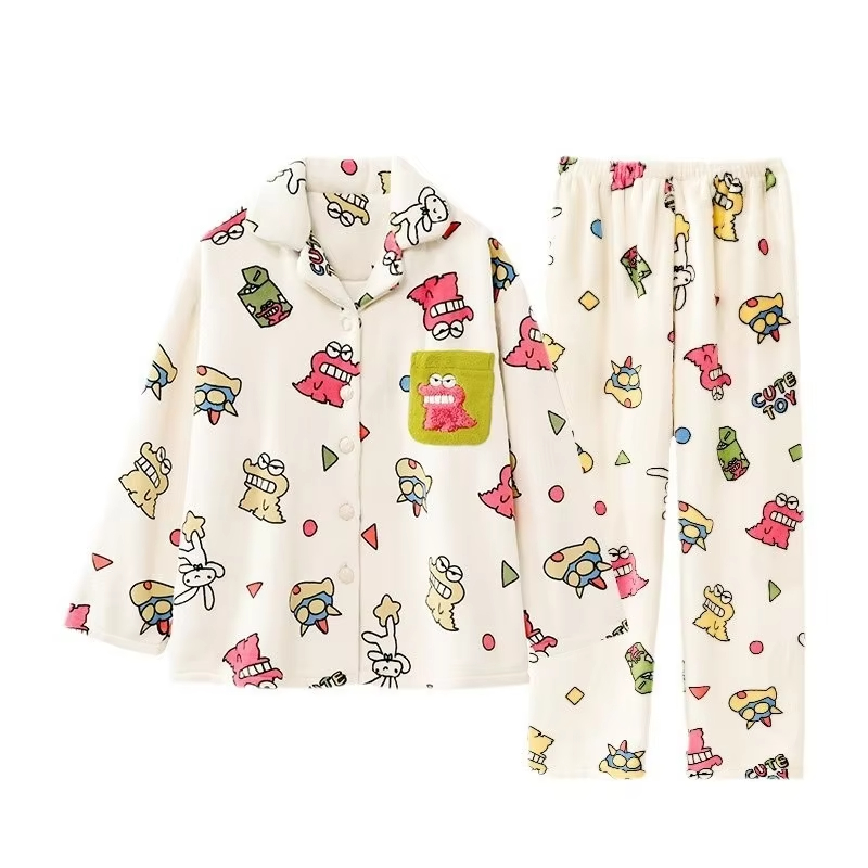 ชุดนอนผู้หญิงลายการ์ตูนน่ารัก  - Winter Clothing Cute บทวิจารณ์และราคา