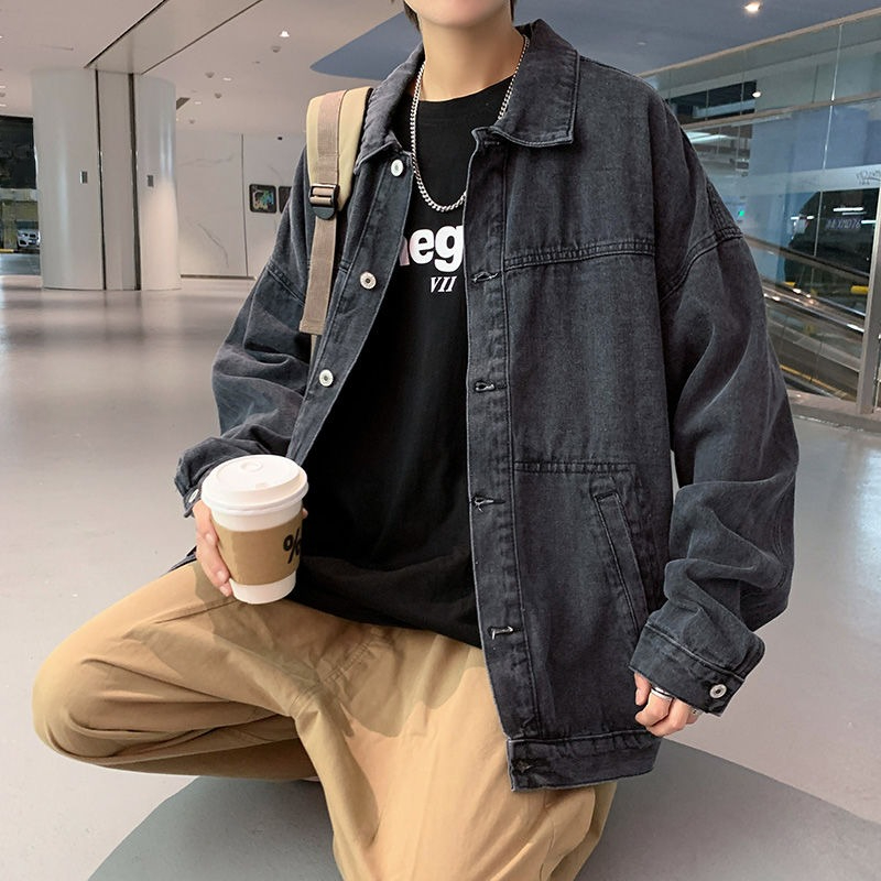 แจ็คเก็ตยีนส์ผู้ชายสไตล์เรโทร  - Winter Clothing Aesthetic บทวิจารณ์และราคา
