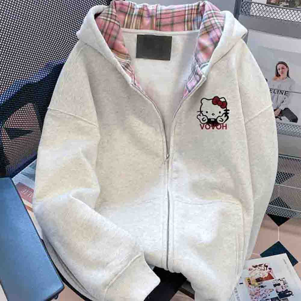 เสื้อสเวตเตอร์มีฮู้ดผู้หญิงลาย - Winter Clothing Online บทวิจารณ์และราคา