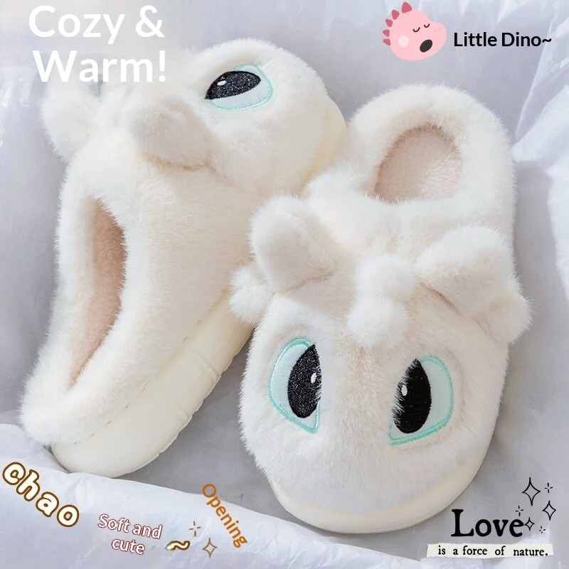 รองเท้าแตะฤดูหนาวลายทูธเลสสุดน - Winter Clothing Cute บทวิจารณ์และราคา