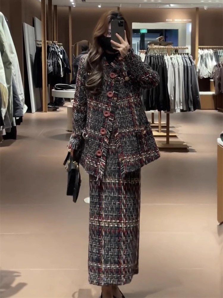 ชุดเซ็ตสองชิ้น เสื้อโค้ทสไตล์ห - Winter Clothing Online บทวิจารณ์และราคา