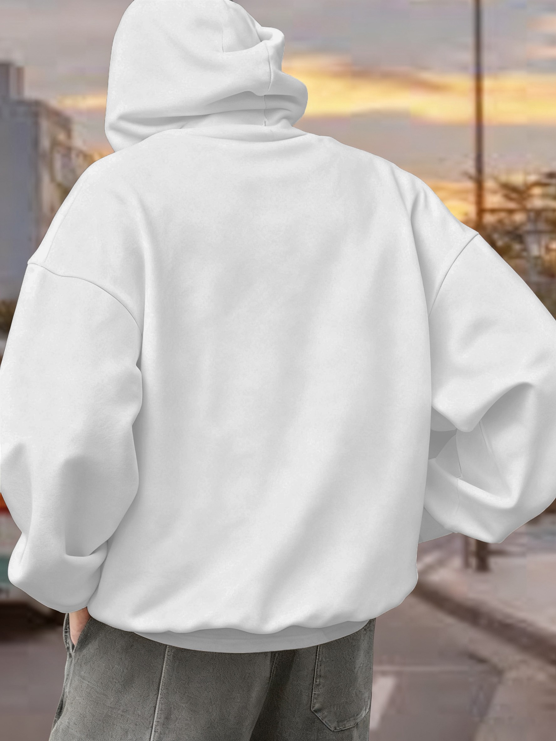 เสื้อฮู้ดผู้ชายลายพระเยซู ทาง  - Winter Clothing English บทวิจารณ์และราคา