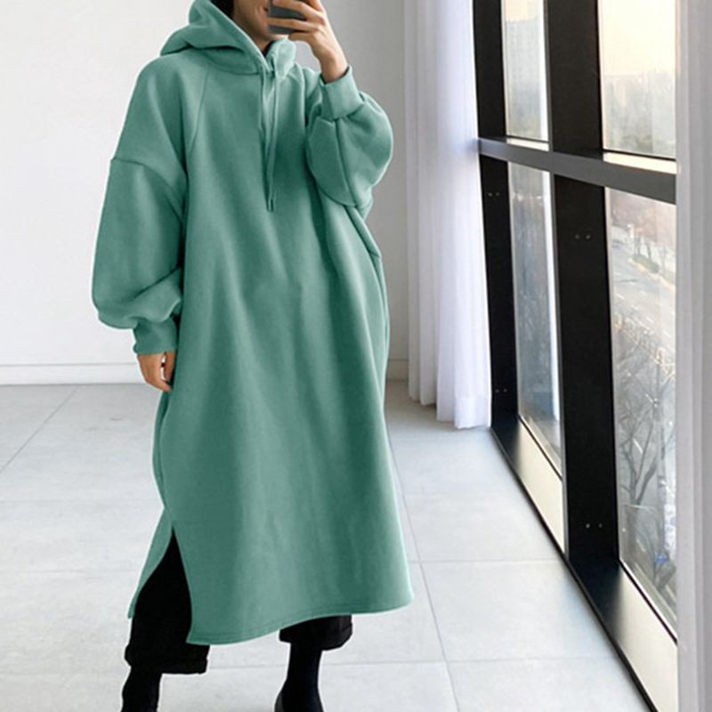 เสื้อสเวตเตอร์มีฮู้ดแฟชั่นสำหร - Winter Clothing Ladies บทวิจารณ์และราคา