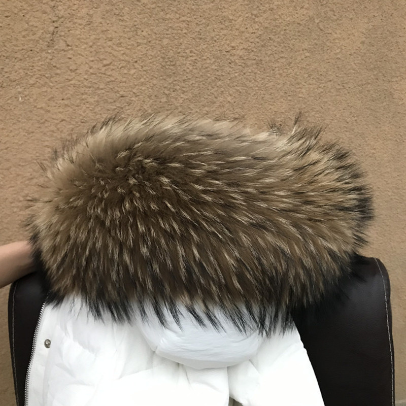 คอเสื้อขนสัตว์แรคคูนธรรมชาติสำ - Winter Clothing Online บทวิจารณ์และราคา