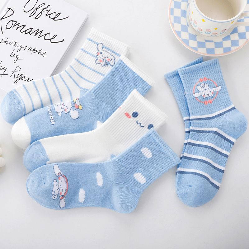 ถุงเท้าซินนามอนโรลลายการ์ตูนซา - Winter Clothing Cute บทวิจารณ์และราคา