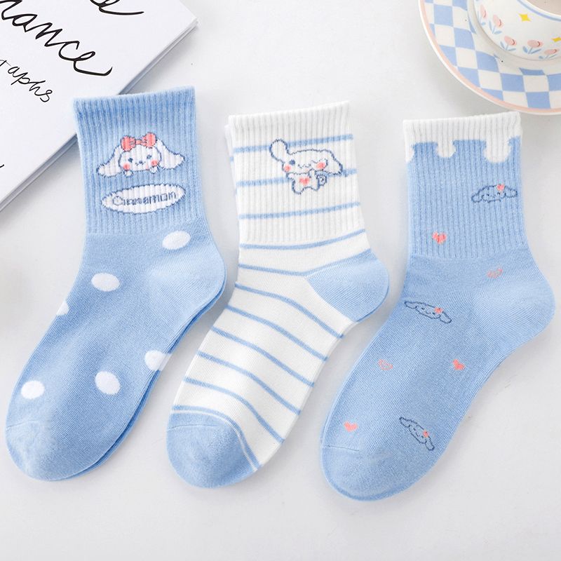 ถุงเท้าซินนามอนโรลลายการ์ตูนซา - Winter Clothing Cute บทวิจารณ์และราคา