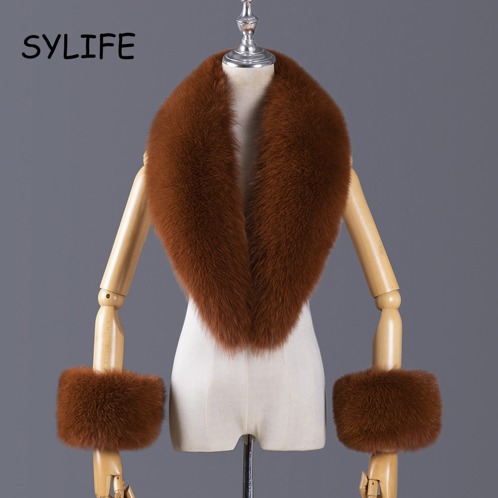 ปกเสื้อและผ้าพันคอขนสุนัขจิ้งจ - Winter Clothing Online บทวิจารณ์และราคา