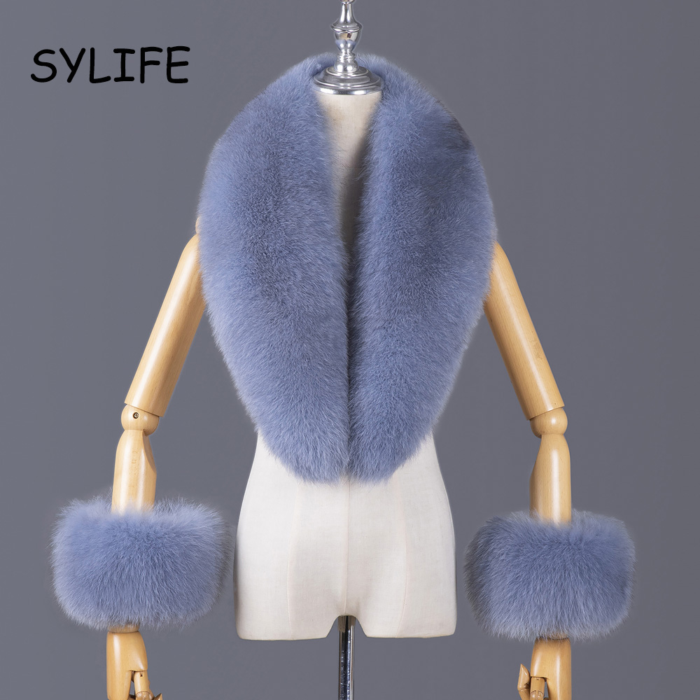 ปกเสื้อและผ้าพันคอขนสุนัขจิ้งจ - Winter Clothing Online บทวิจารณ์และราคา