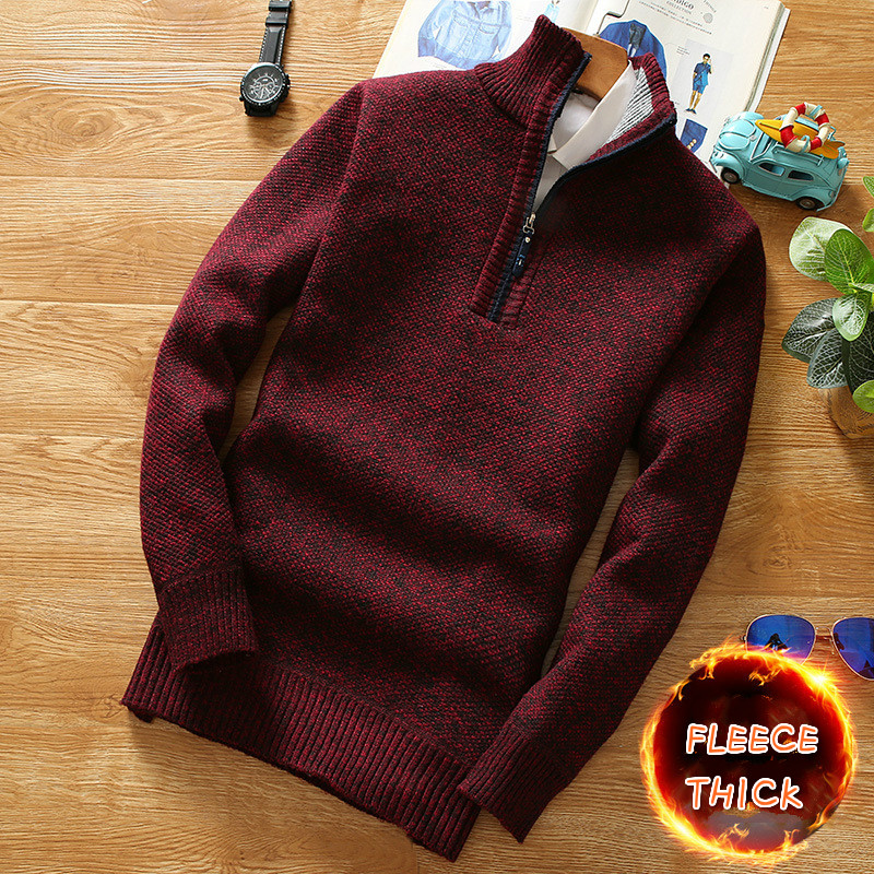 ฤดูหนาวผู้ชายขนแกะหนาเสื้อกันห - Winter Clothing Cute บทวิจารณ์และราคา