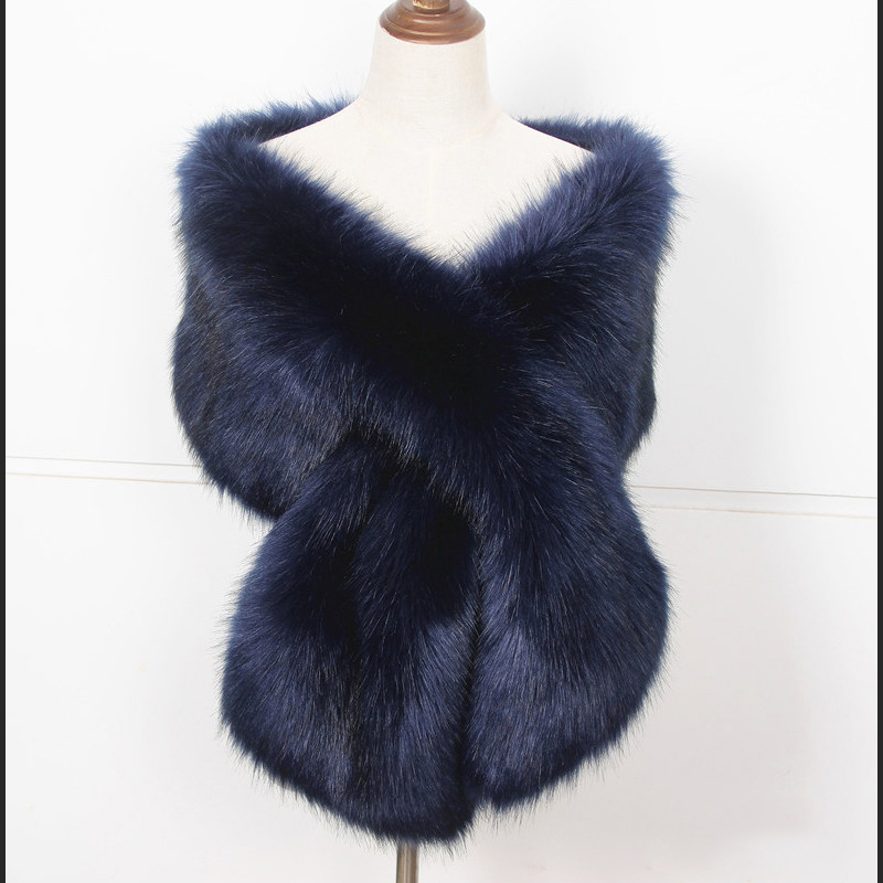 Faux Fox ขนสัตว์ผู้หญิง Wraps  - Winter Clothing Ladies บทวิจารณ์และราคา