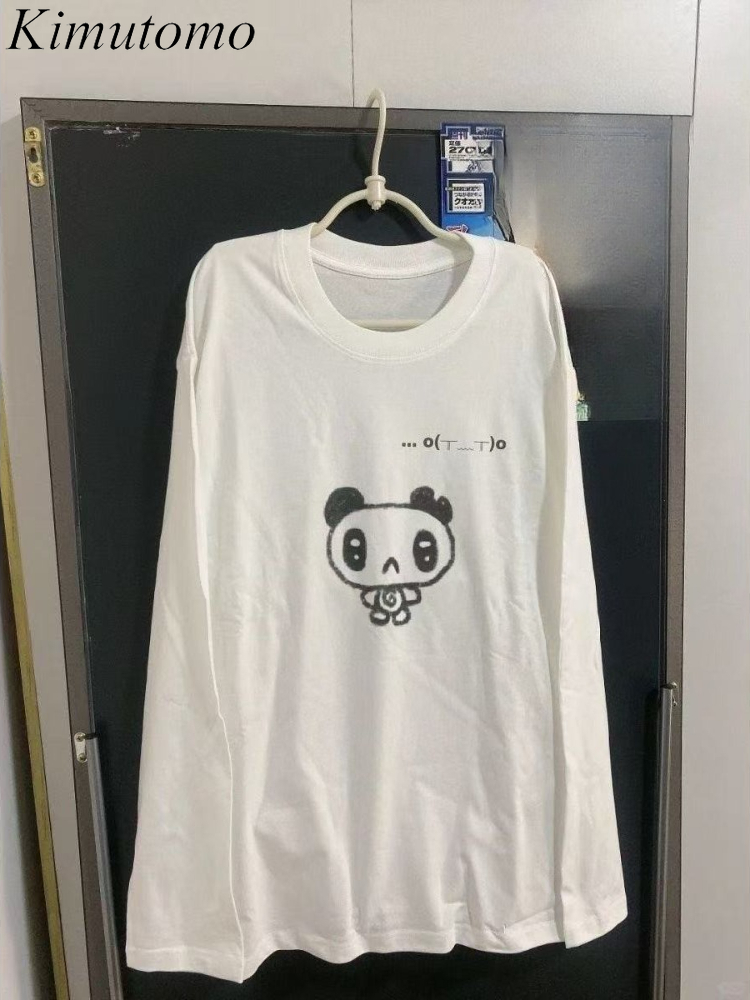 คิมูโตโมเสื้อยืดผู้หญิงการ์ตูน - Winter Clothing Aesthetic บทวิจารณ์และราคา